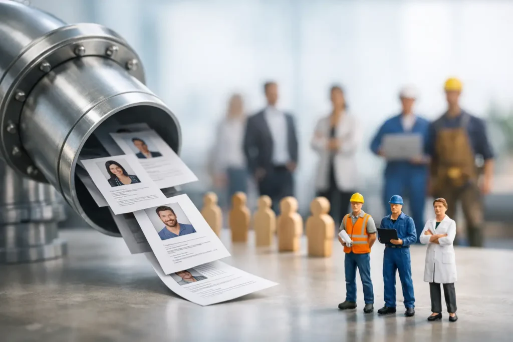Recruiting-Pipeline für Engpassberufe aufbauen